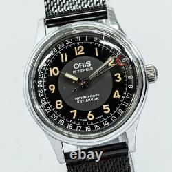 Not Working! Need Repair ORIS Pointer Date 302-7285B Manual Winding 31mm Men's