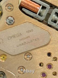 Not Working! Needs Repair OMEGA Geneve Electronic f300Hz Cal. 1250 Quartz Men's