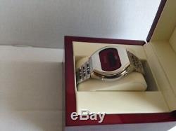 Not Working Vintage Digital Red LED Men's Watch ORIENT 1976 Touchtron Classic