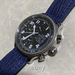 OBRIS MORGAN Automatic Men's Watch Limited Antique Chronograph For parts as is