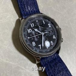 OBRIS MORGAN Automatic Men's Watch Limited Antique Chronograph For parts as is