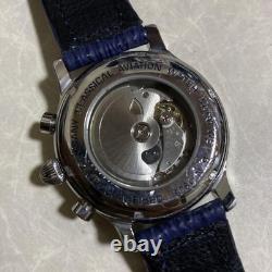 OBRIS MORGAN Automatic Men's Watch Limited Antique Chronograph For parts as is