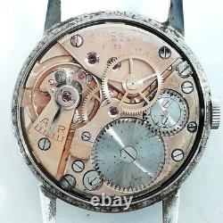 OMEGA 1960s 30mm Caliber Bullet Indices Aged Dial Manual Winding 2826.1 Broken