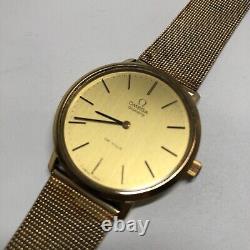 OMEGA DE VILLE VINTAGE WATCH SWISS MADE QUARTZ As is not working no returns