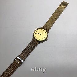 OMEGA DE VILLE VINTAGE WATCH SWISS MADE QUARTZ As is not working no returns