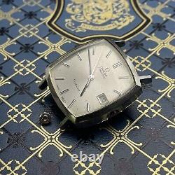 OMEGA Geneve Square Silver Dial Automatic Men's Watch Repair or Restoration