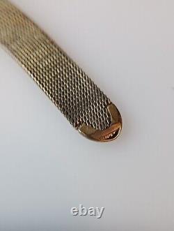 OMEGA Ladies 14k GF 17j 484 Wind Up Watch Champion Mesh Band For Parts Repair