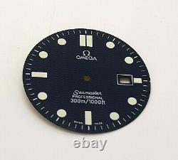 OMEGA Seamaster Automatic Black Gray Color Dial For Wrist Watch Spare Part Dial
