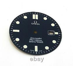 OMEGA Seamaster Automatic Black Gray Color Dial For Wrist Watch Spare Part Dial