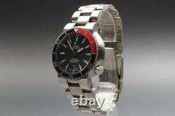 ORIS TT1 7562P Diver Date Automatic Titanium Black Dial Mens Watch Box Damaged