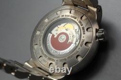 ORIS TT1 7562P Diver Date Automatic Titanium Black Dial Mens Watch Box Damaged