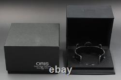 ORIS TT1 7562P Diver Date Automatic Titanium Black Dial Mens Watch Box Damaged