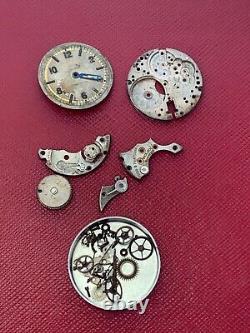 Old Rolex Observatory Wrist Watch Movement Parts Or For Restoration No Res