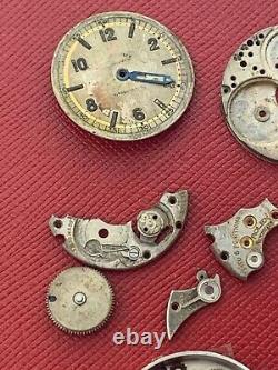 Old Rolex Observatory Wrist Watch Movement Parts Or For Restoration No Res