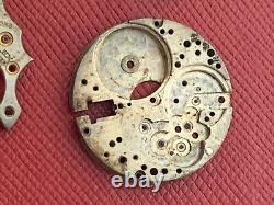 Old Rolex Observatory Wrist Watch Movement Parts Or For Restoration No Res