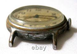 Old WW11 ELGIN US Military Not Working Mens WRISTWATCH As-Is For Parts