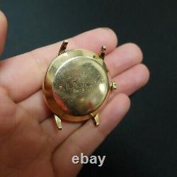 Omega 14K Yellow Gold Filled Automatic Watch 32mm Head Only For Parts/Repair