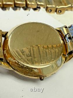 Omega 17J Vintage Bumper Automatic 14k Gold Filled Men's Watch For Parts/Repair