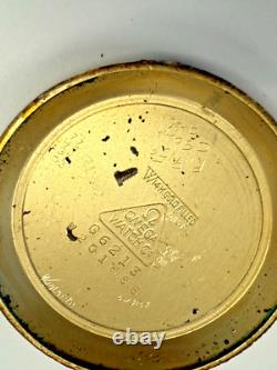 Omega 17J Vintage Bumper Automatic 14k Gold Filled Men's Watch For Parts/Repair