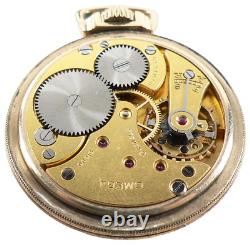Omega 1935 Pocket Watch Gold Filled 15j for Parts #21605q