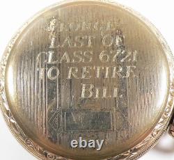 Omega 1935 Pocket Watch Gold Filled 15j for Parts #21605q