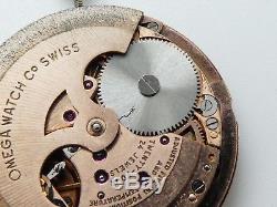 Omega 712 defekt Automatik werk watch for parts not working movement (W705)