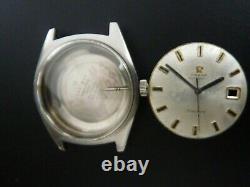 Omega Automatic Geneve Case Set Parts (case, 3 Needles, Stem & Crown)