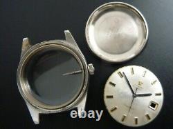 Omega Automatic Geneve Case Set Parts (case, 3 Needles, Stem & Crown)