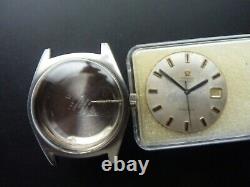 Omega Automatic Geneve Case Set Parts (case, 3 Needles, Stem & Crown)