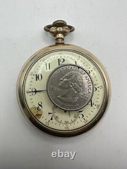 Omega Broken Project 1912 Pocket Watch Gold Time Men Mechanical