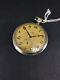 Omega Cal 35.5L Anitique Vintage Pocket Watch For Parts Or Repair