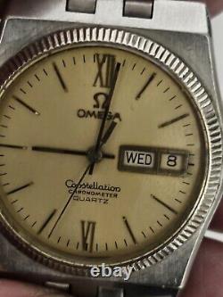 Omega Constellation ChronographMens Watch 1346 Movement Minute Hand Not Working