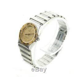 Omega Constellation Gold Dial/roman Numeral Bezel Ladies Watch For Parts+repairs