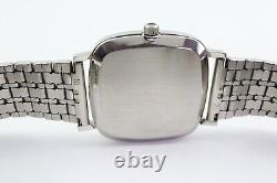 Omega DE VILLE Quartz Square 31mm Mens Watch Not working For Repair or Parts