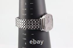 Omega DE VILLE Quartz Square 31mm Mens Watch Not working For Repair or Parts