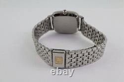 Omega DE VILLE Quartz Square 31mm Mens Watch Not working For Repair or Parts