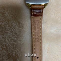 Omega De Ville Manual Dress Watch Square Brown Leather Not Working