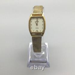 Omega De Ville Watch Women 20mm Gold Tone Swiss 1387 BROKEN PARTS OR REPAIR