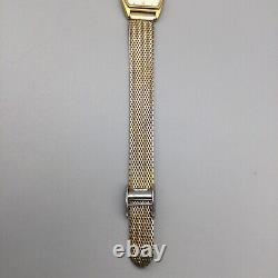 Omega De Ville Watch Women 20mm Gold Tone Swiss 1387 BROKEN PARTS OR REPAIR