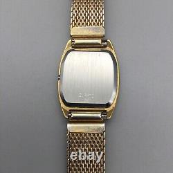 Omega De Ville Watch Women 20mm Gold Tone Swiss 1387 BROKEN PARTS OR REPAIR