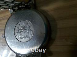 Omega DeVille Quartz Men's S. Steel Slim Watch Swiss Men's Watch For Parts/Repair