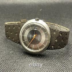 Omega Dynamic Genève Winding Very Rare Original Racer Tropical Dial Wrist Watch