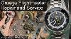 Omega Flightmaster Repair And Service Chronograph Watch Gets Nos Dial Cal 911 Ref 145 026