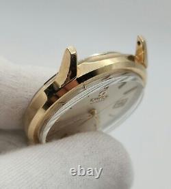 Omega Men's Gold Tone Swiss Made Quartz Watch FOR PARTS / REPAIR