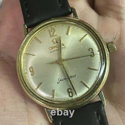 Omega Seamaster Arabic Numeral Gold Bezel on steel cal. 552 automatic