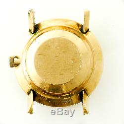 Omega Seamaster De Ville Auto 14k Gold Filled Watch Head For Parts Or Repairs