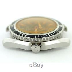Omega Seamaster Prof Planet Ocean Black Dial S. S. Watch Head For Parts/repairs