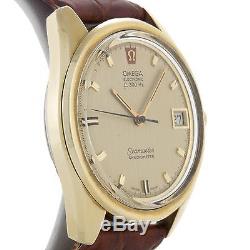 Omega Vintage electronic Gold plated Stainless steel Swiss made watch For Parts