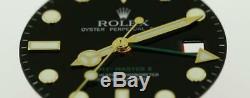 Original Men Rolex GMT-MASTER II 40mm 116713 116718 Black Dial & Hands set #B17