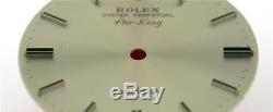 Original Men's Rolex Air-King 34mm Precision Silver Stick 5500 Dial S/S #E43